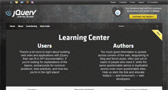 Desktop Screenshot of learn.jquery.com