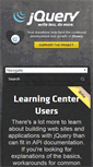 Mobile Screenshot of learn.jquery.com