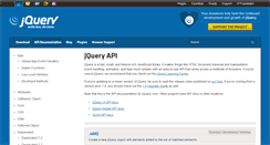 Desktop Screenshot of api.jquery.com