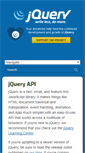 Mobile Screenshot of api.jquery.com