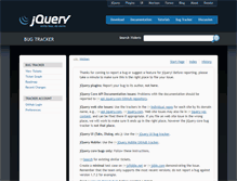 Tablet Screenshot of bugs.jquery.com