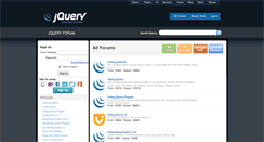 Desktop Screenshot of forum.jquery.com